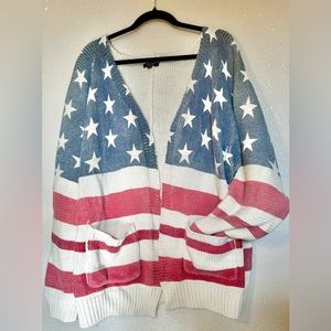 American Flag Cardigan